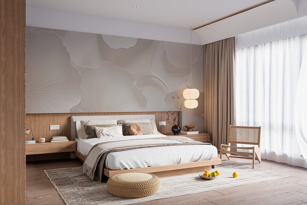 Witte waaiers van dichtbij — interieur 1