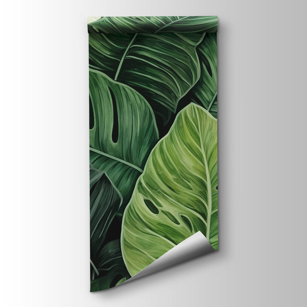Monstera in een bladerdek — productweergave