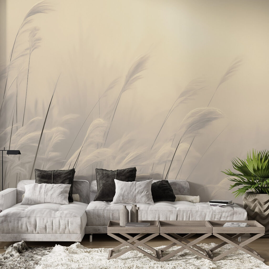 Grassen in gele nevel — interieur 1