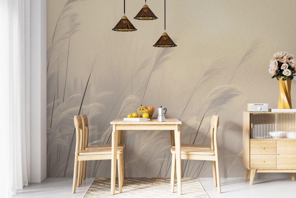 Grassen in gele nevel — interieur 2