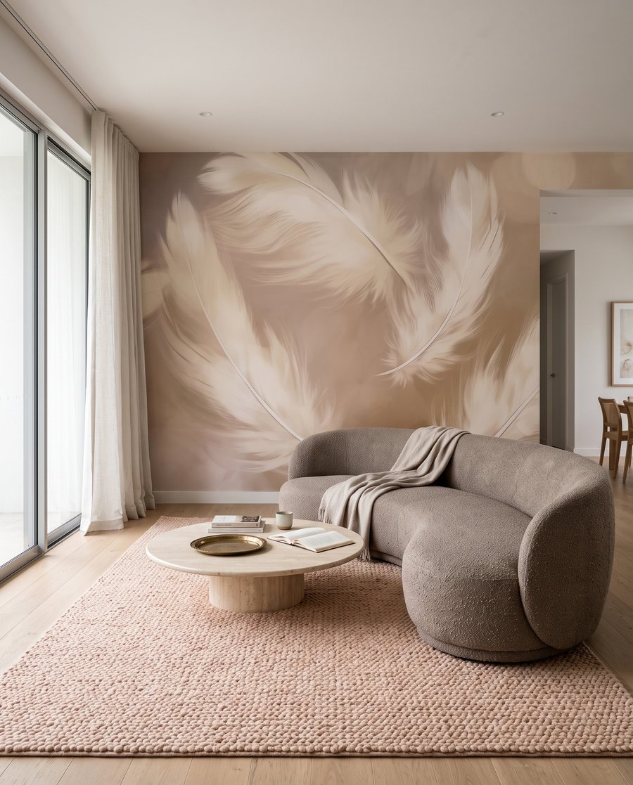 Veren in warme zweefvlucht in een interieur