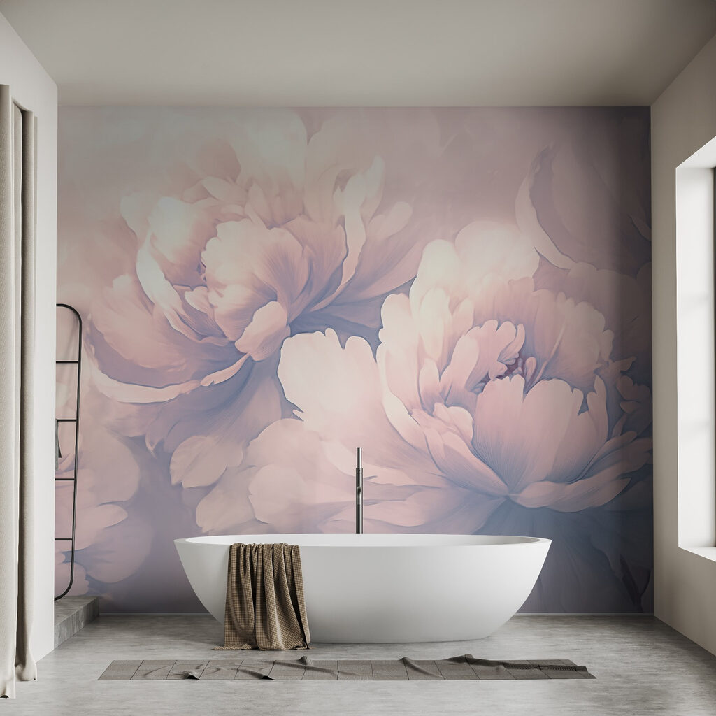 Zachte bloemblaadjes in zachte tinten — interieur 2