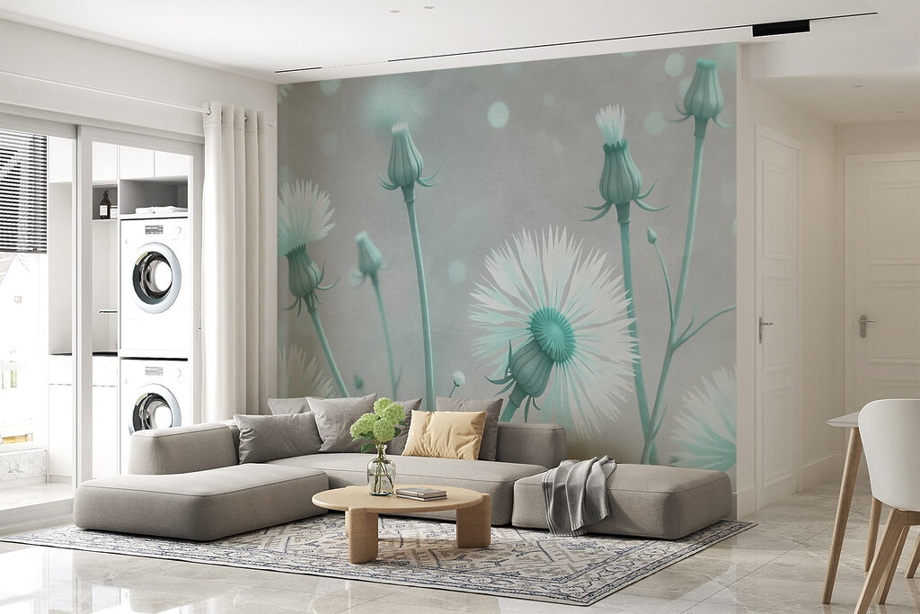 Pluisbloemen vangen lichtpuntjes — interieur 2