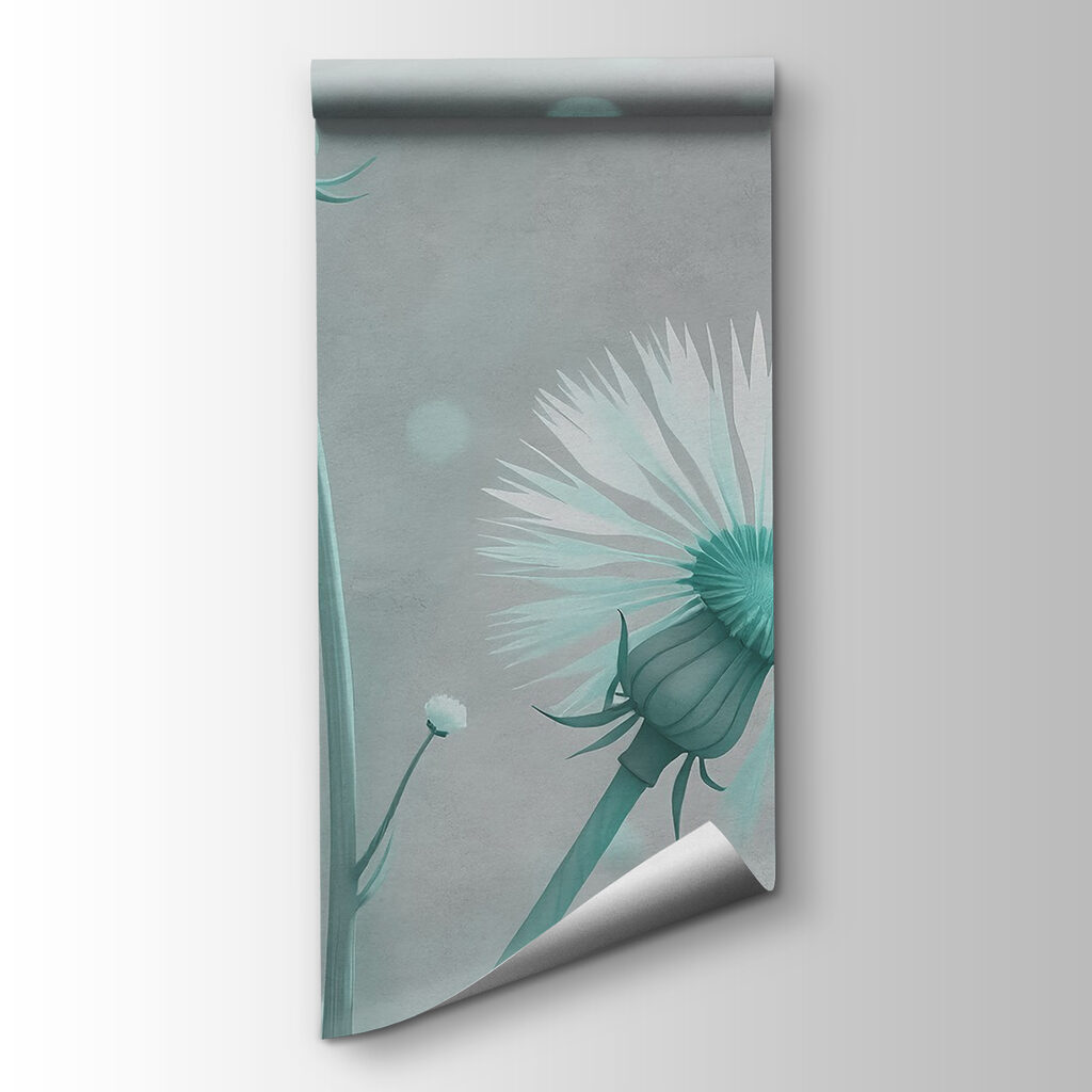 Pluisbloemen vangen lichtpuntjes — productweergave