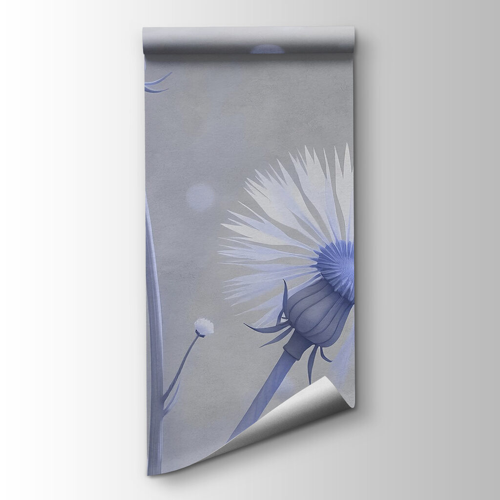 Pluisbloemen vangen lichtpuntjes — productweergave