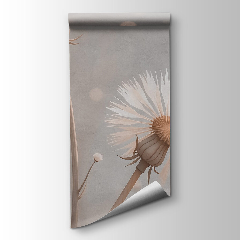 Pluisbloemen vangen lichtpuntjes — productweergave