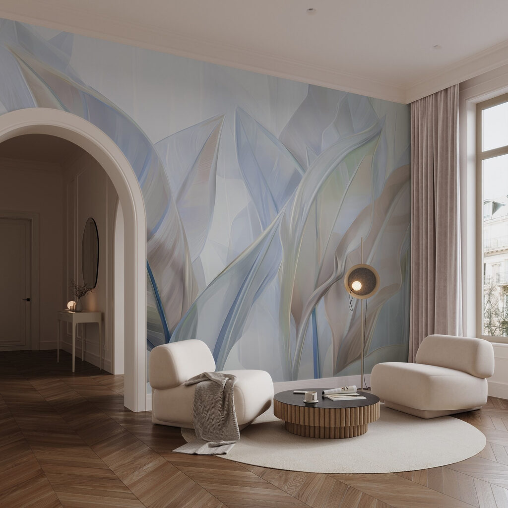 Zachte tinten van het palet van de natuur’s in een interieur