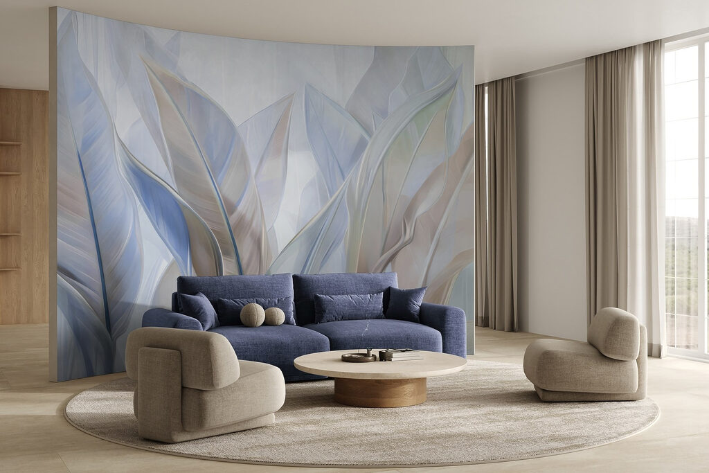 Lange bladeren met goudnerven — interieur 2