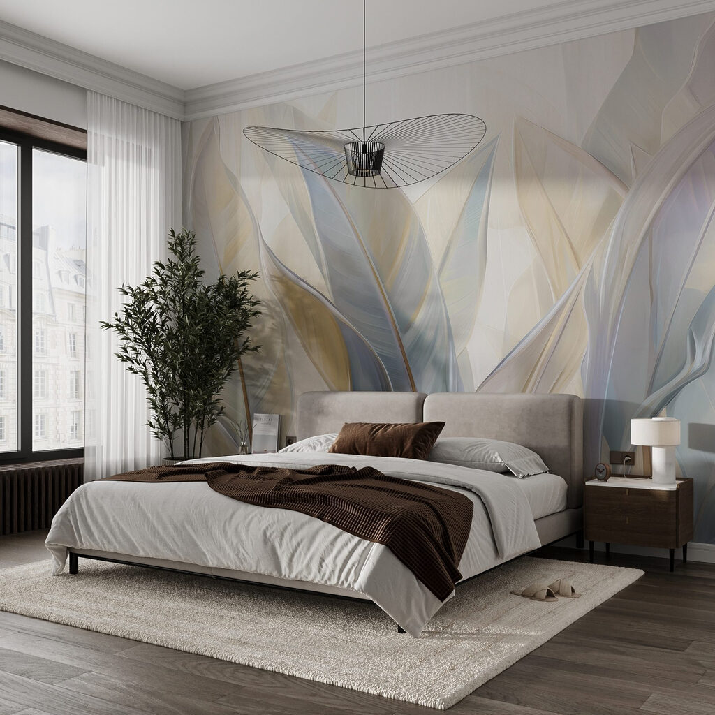 Lange bladeren met goudnerven — interieur 2