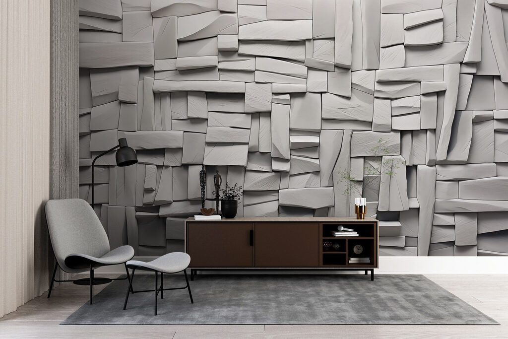 Witte vlakken over elkaar — interieur 3
