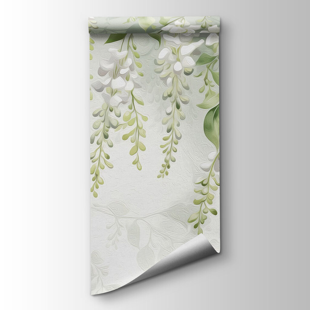 Witte bloemtrossen hangen neer — productweergave