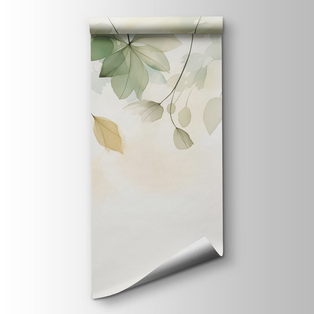 Delicate bladeren in zachte tinten — productweergave