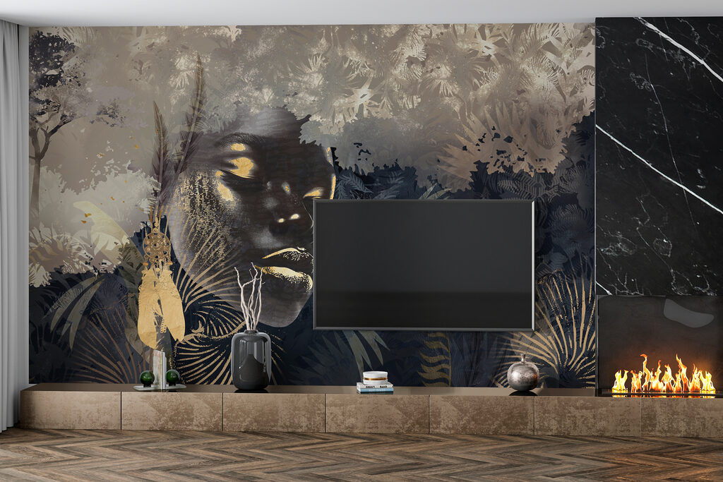 Dromerig portret in een weelderig landschap — interieur 3