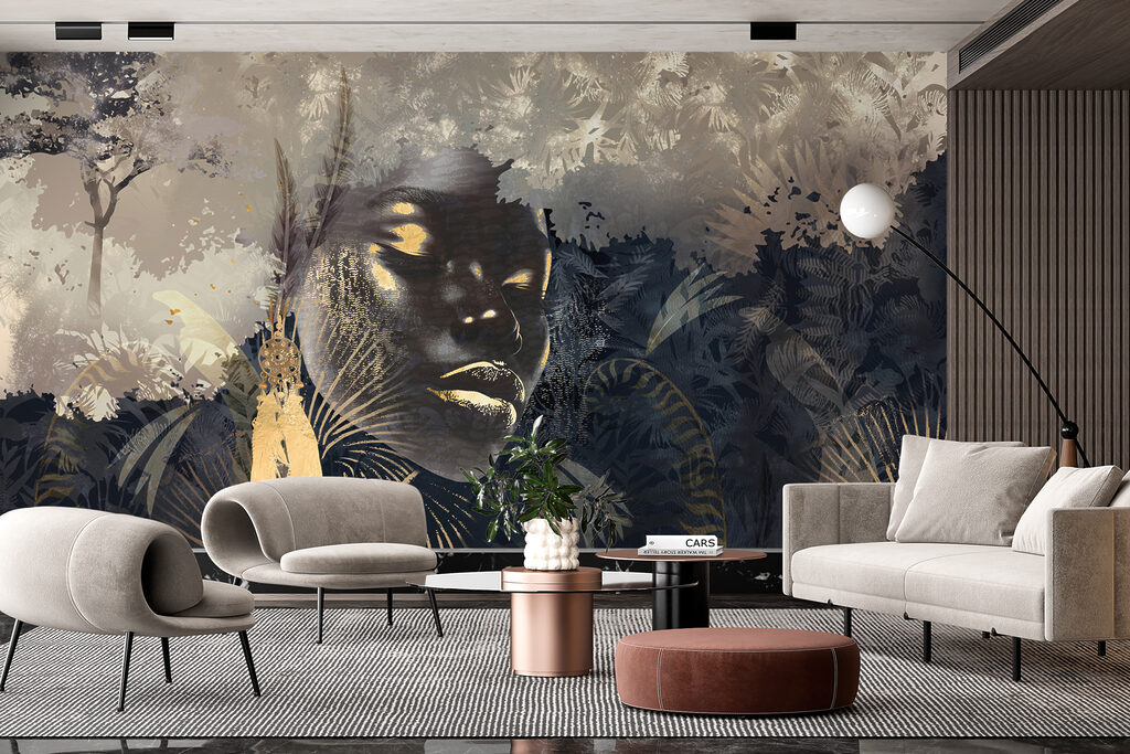 Dromerig portret in een weelderig landschap — interieur 4