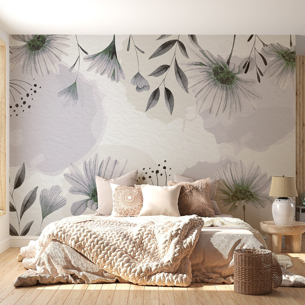 Fijne bloemen langs randen — interieur 1