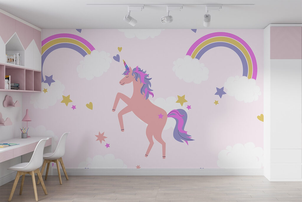 Eenhoorn tussen twee regenbogen — interieur 1