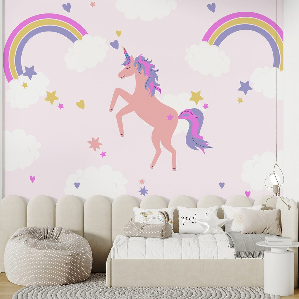 Eenhoorn tussen twee regenbogen — interieur 2