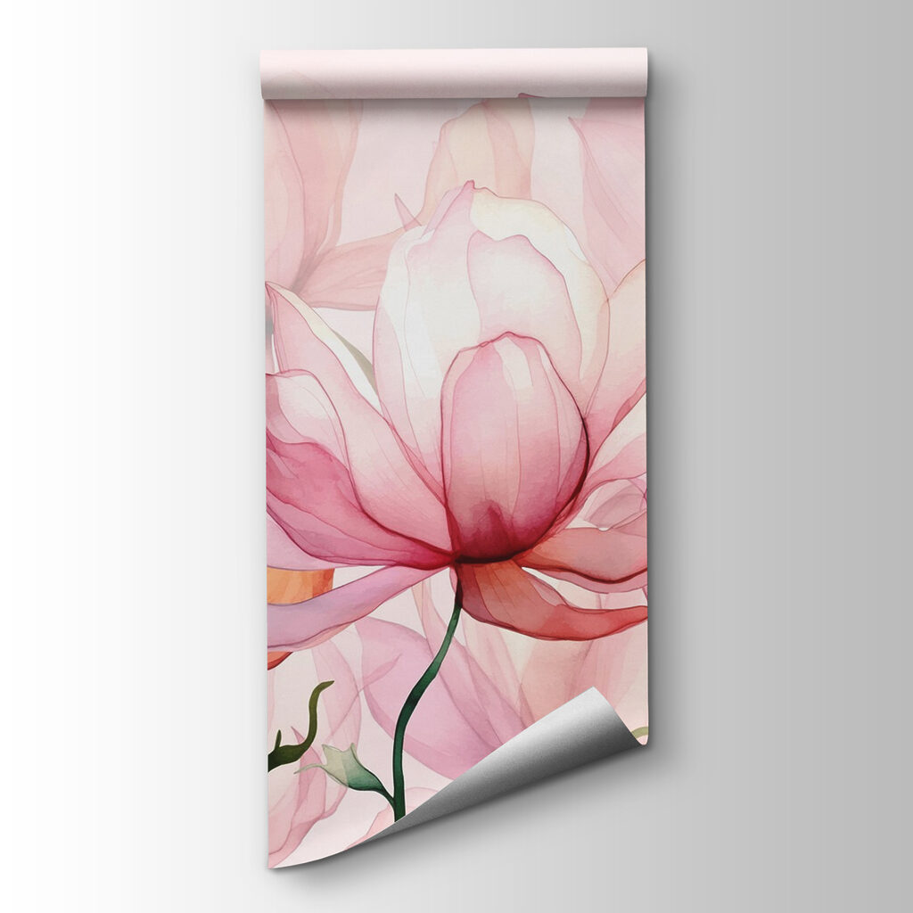 Roze bloemen in licht — productweergave