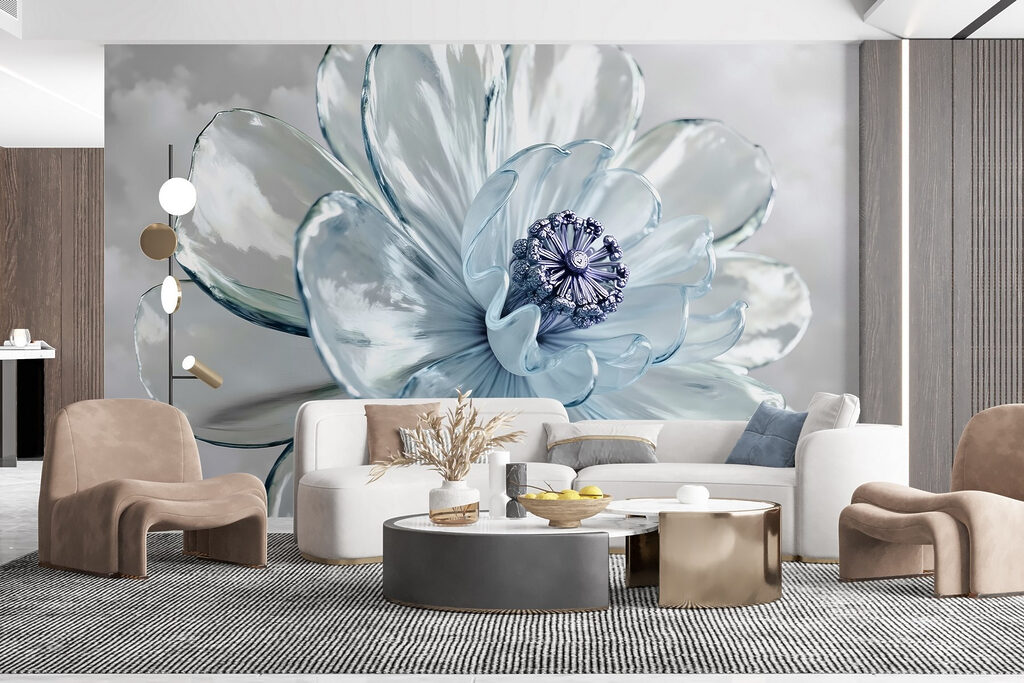 Delicate schoonheid in artistieke vorm in een interieur