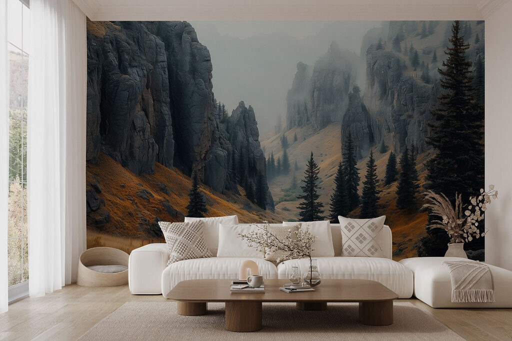 Dennen in een rotskloof — interieur 3