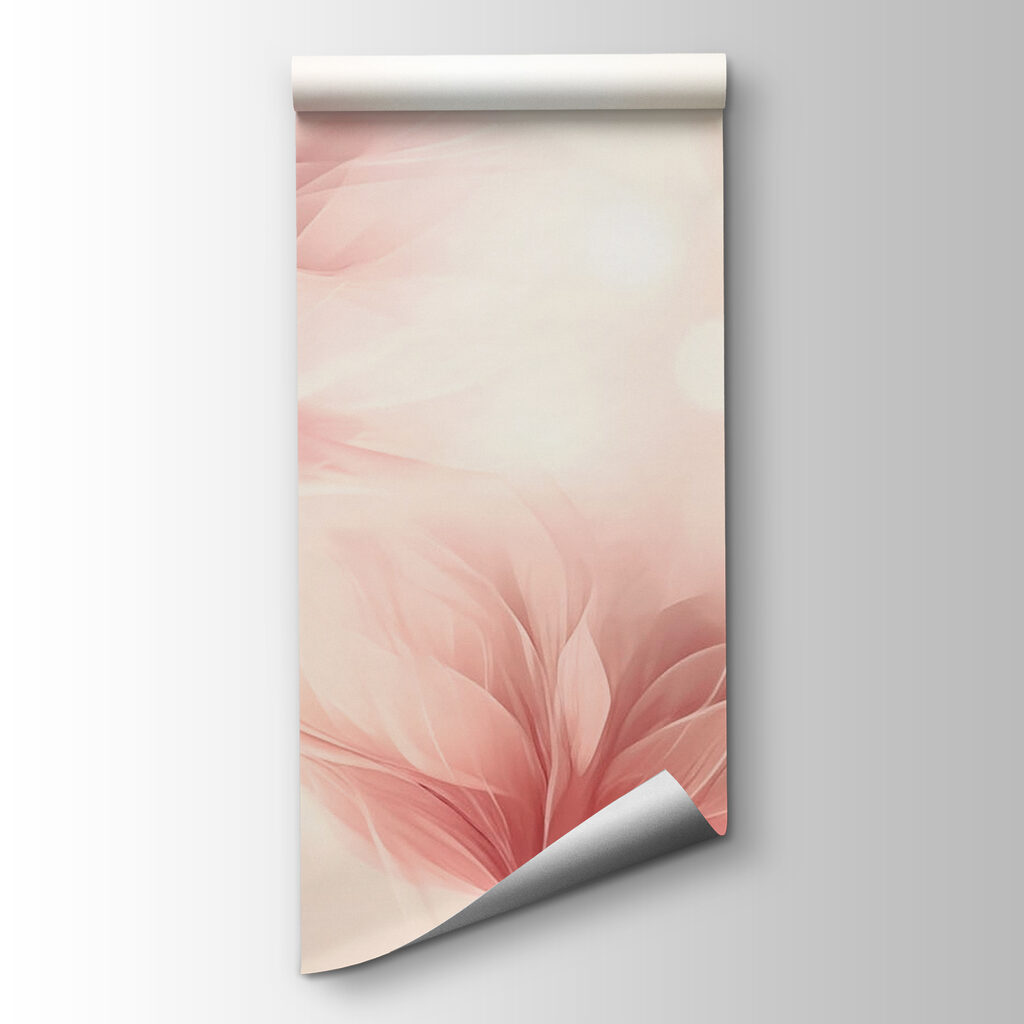 Roze bladeren in lichtnevel — productweergave