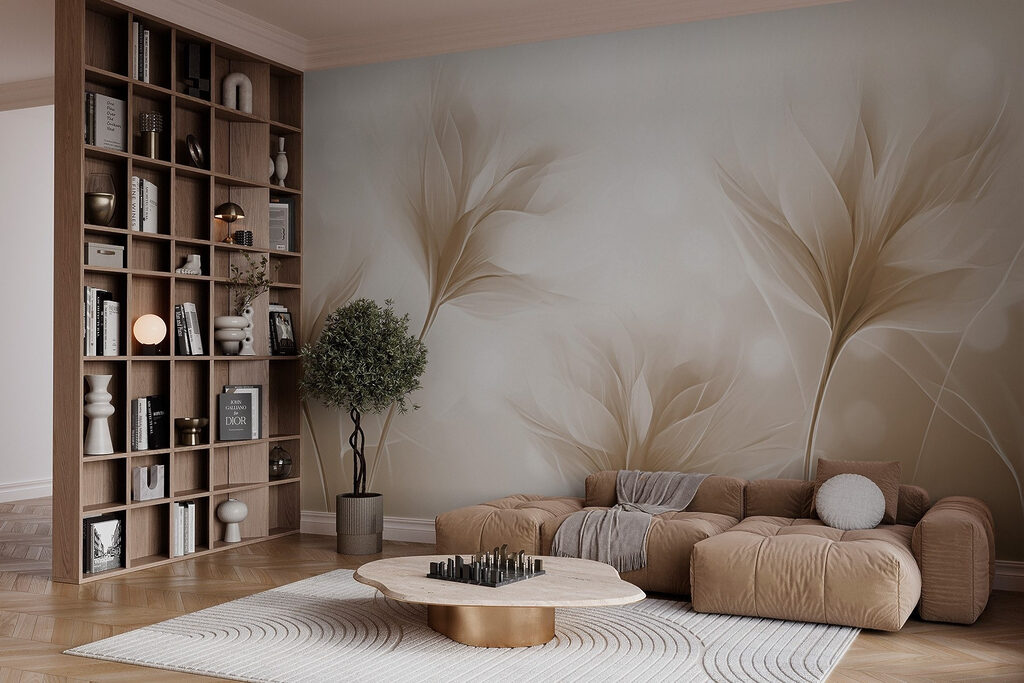 Lichte takjes in tegenlicht — interieur 3