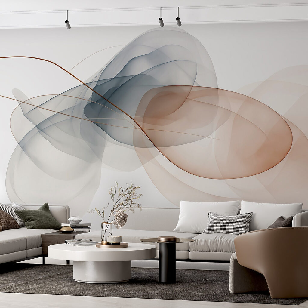 Lussen in doorschijnend beige — interieur 1