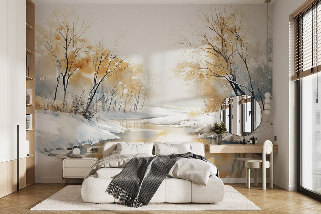 Winterlicht op de rivier — interieur 1