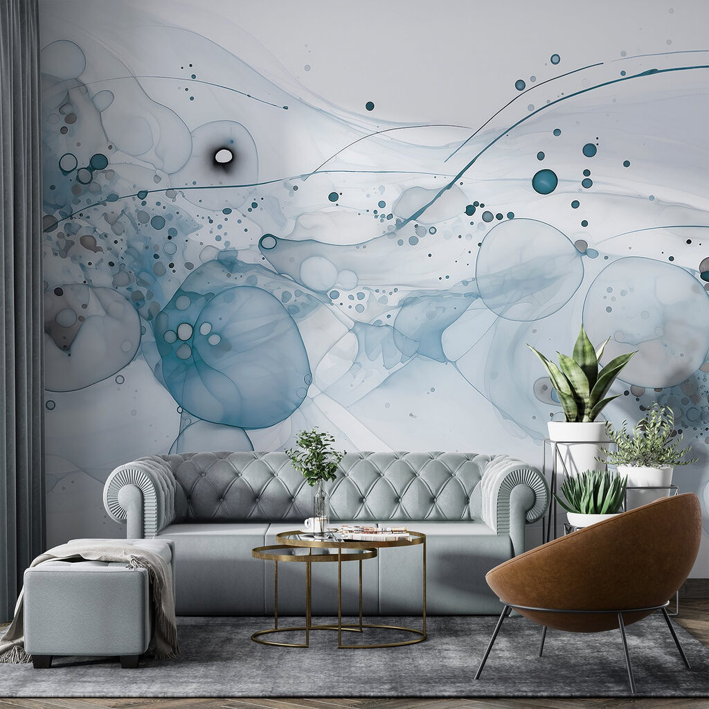 Kleurcirkels met fijne spatten — interieur 3