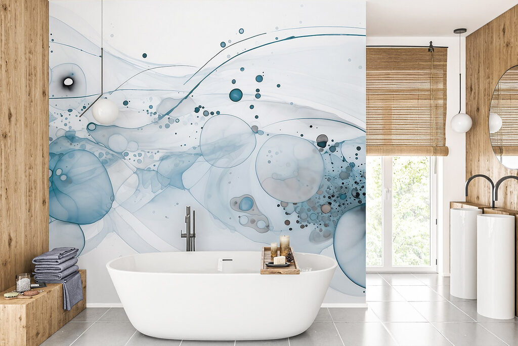 Kleurcirkels met fijne spatten — interieur 4