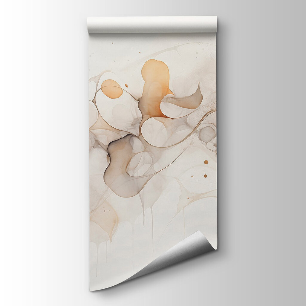 Zachte inktvormen in beige — productweergave