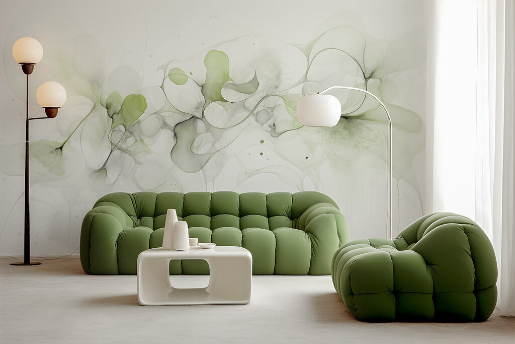 Inktbellen in een stroom — interieur 2