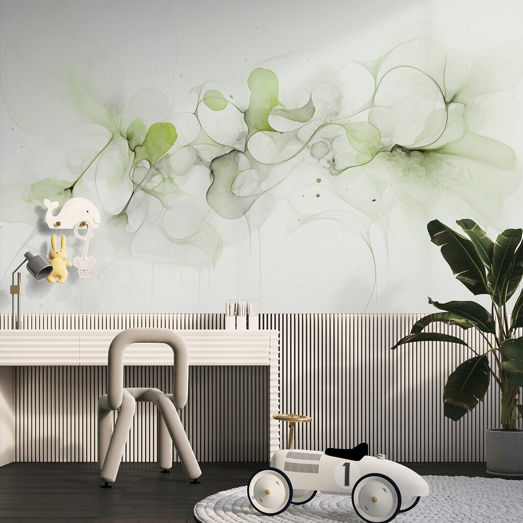 Inktbellen in een stroom — interieur 4