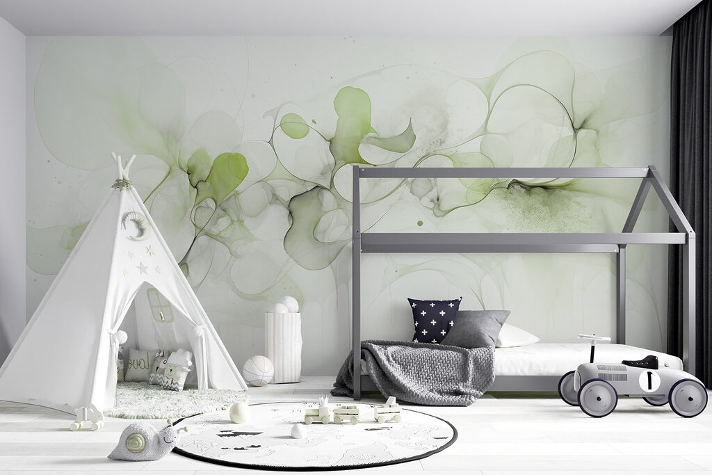 Inktbellen in een stroom — interieur 5