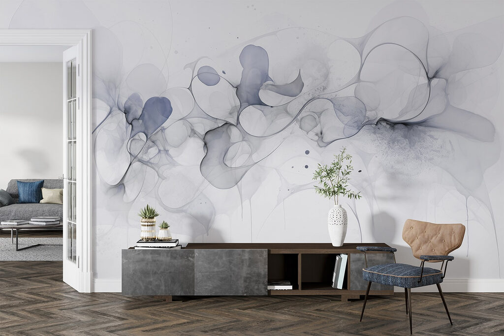 Inktbellen in een stroom — interieur 5