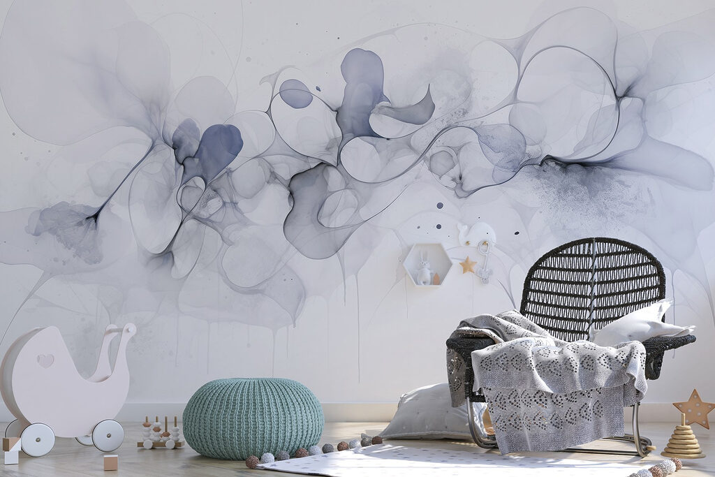 Inktbellen in een stroom — interieur 6