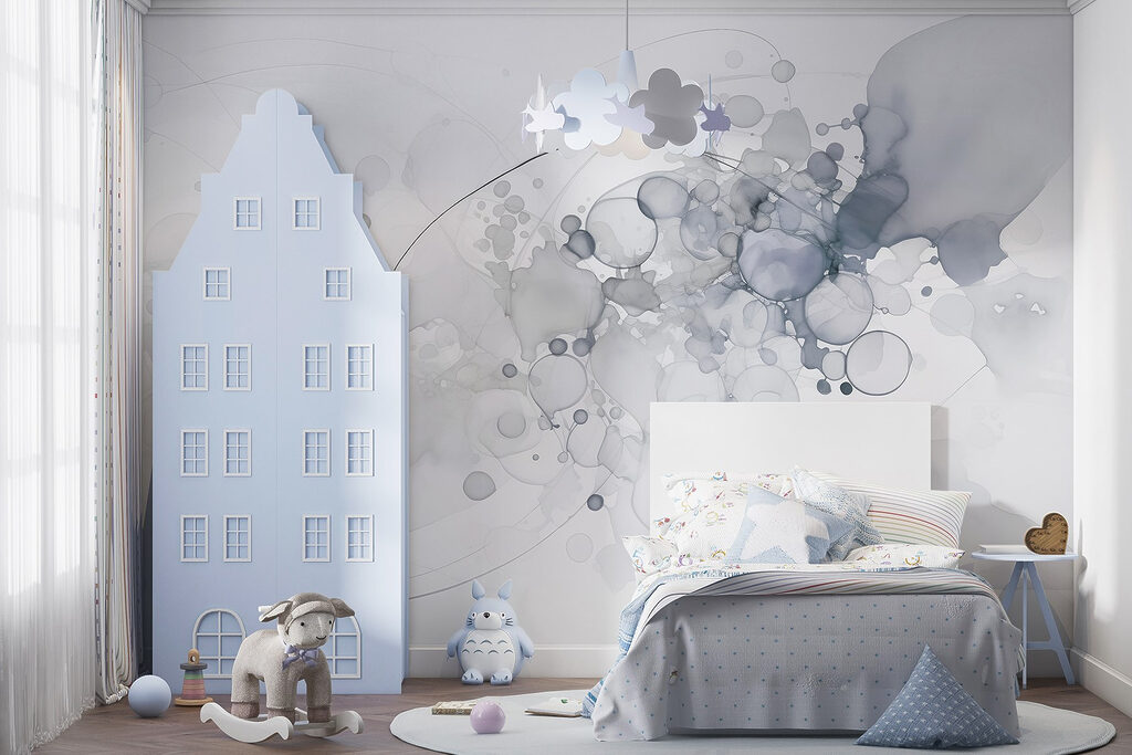 Grijze bellen met bogen — interieur 4