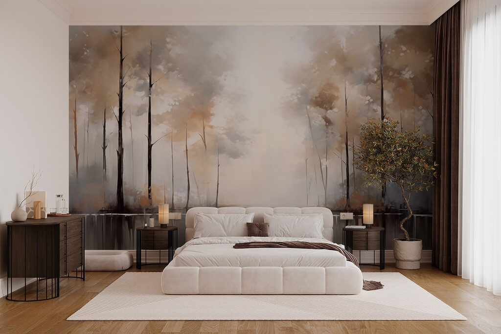 Langs het mistige boswater — interieur 3