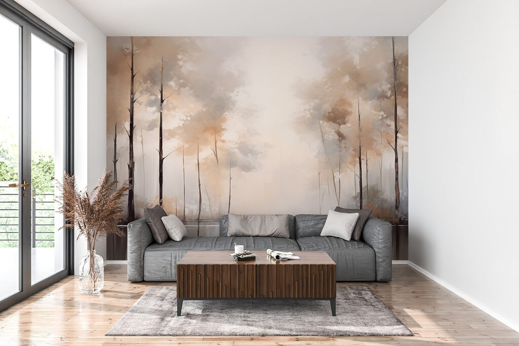 Langs het mistige boswater — interieur 2