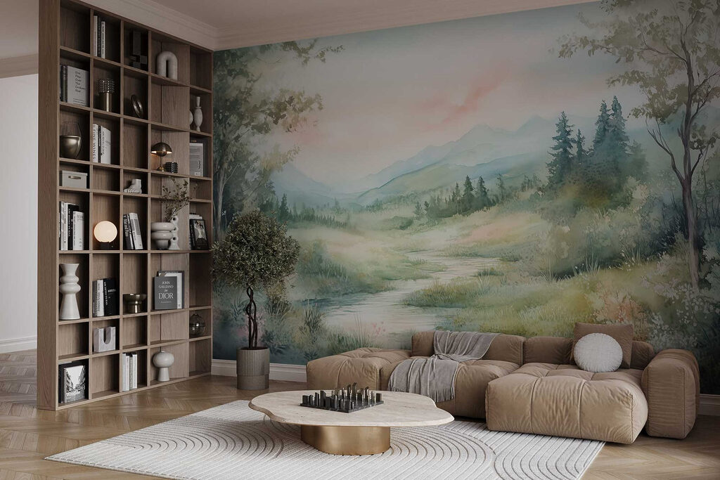 Pad door een bergweide — interieur 2