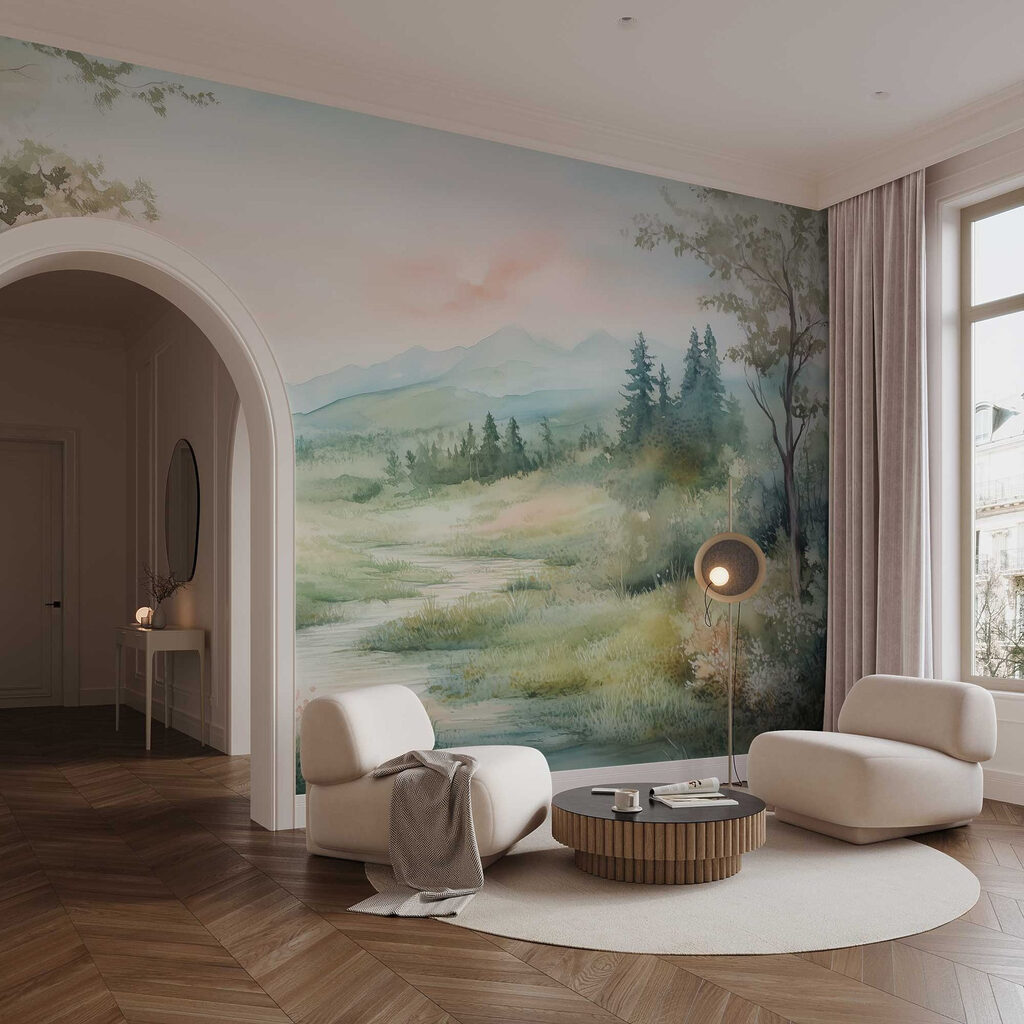 Pad door een bergweide — interieur 3