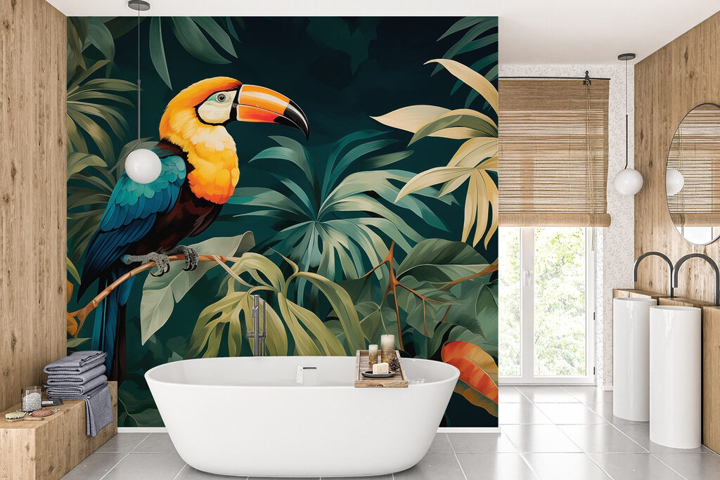 Toekan tussen gouden bladeren — interieur 2