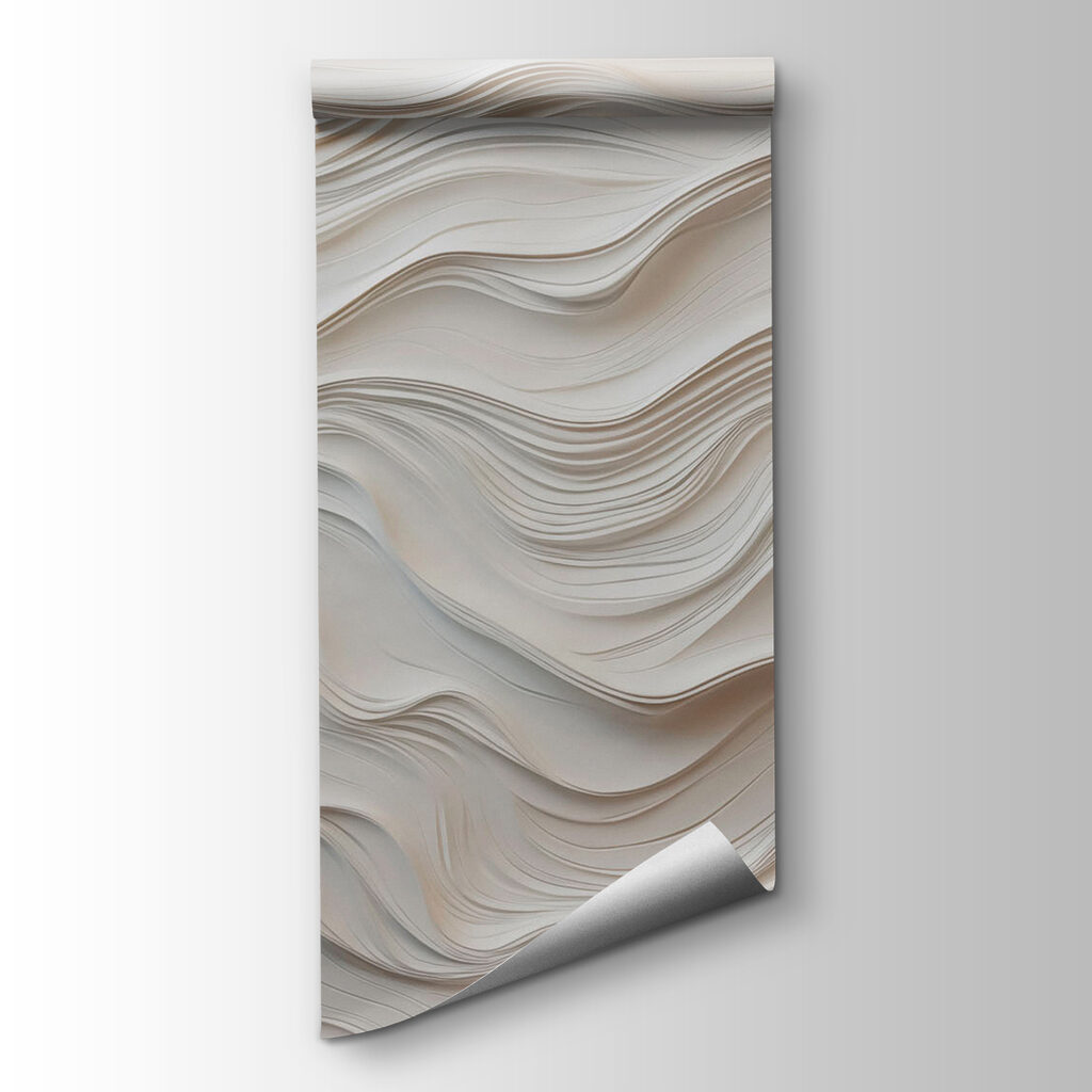 Zachte golven met een witte textuur — productweergave