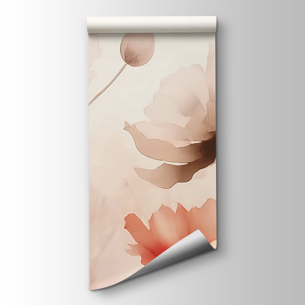 Zachte bloemen met terracotta — productweergave