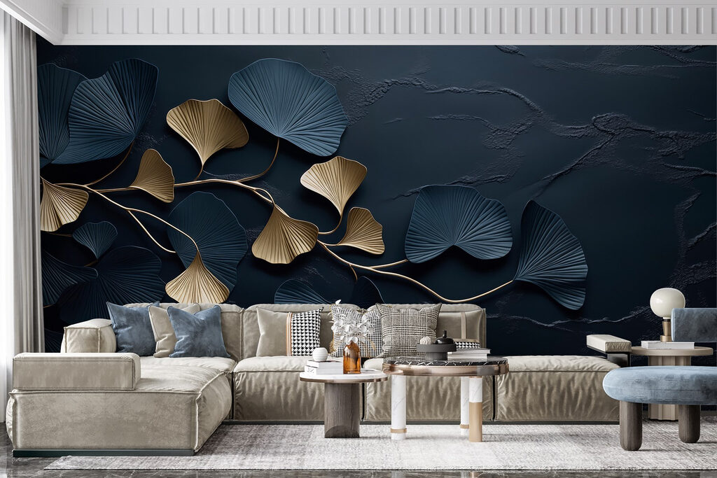 Natuurlijke elegantie op een donkere achtergrond — interieur 2