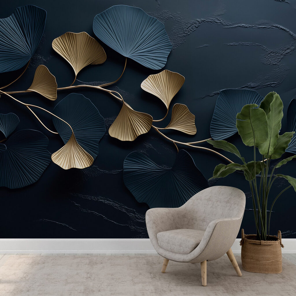 Natuurlijke elegantie op een donkere achtergrond — interieur 3