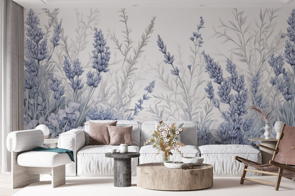 Pad tussen fijne bloemtrossen — interieur 3
