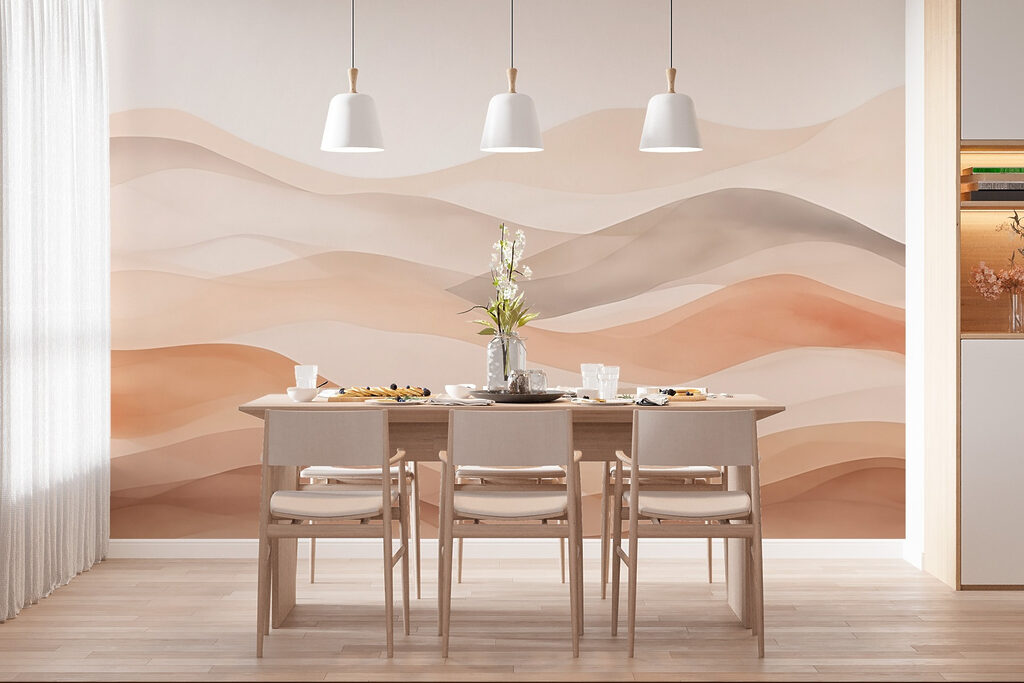 Zachte heuvels in zandtinten — interieur 3