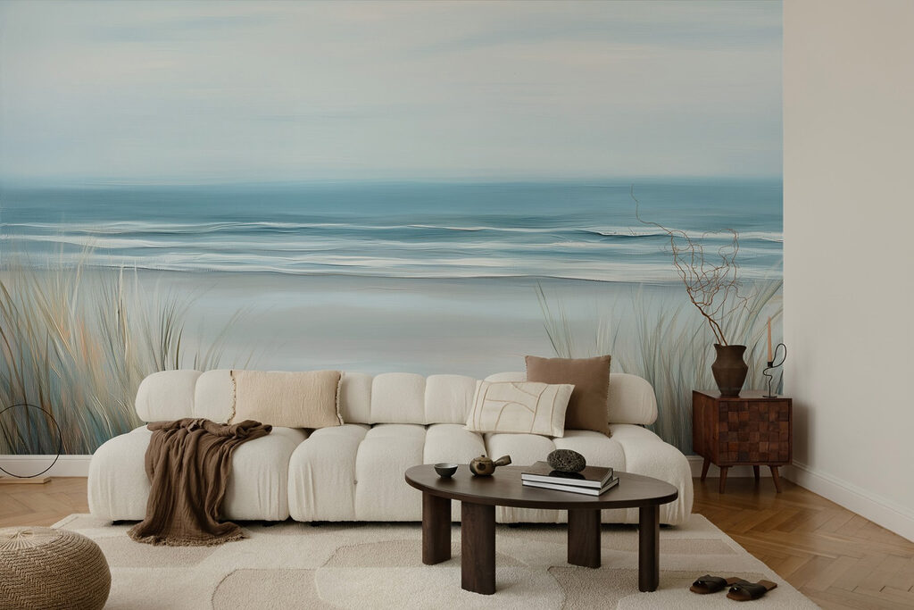 Zeegolven achter duingras — interieur 2