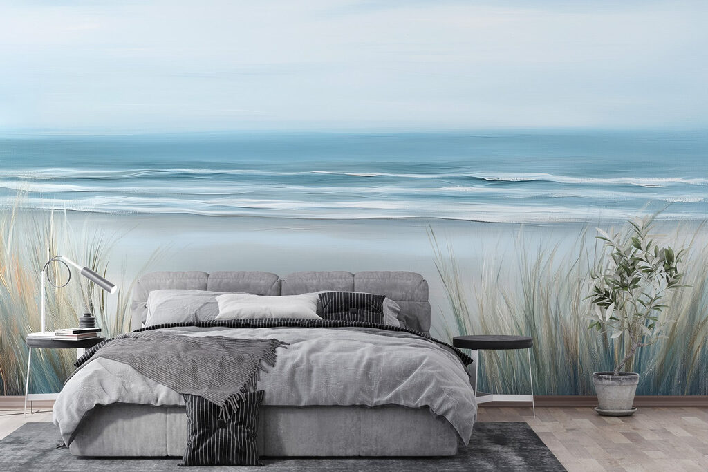 Zeegolven achter duingras — interieur 4